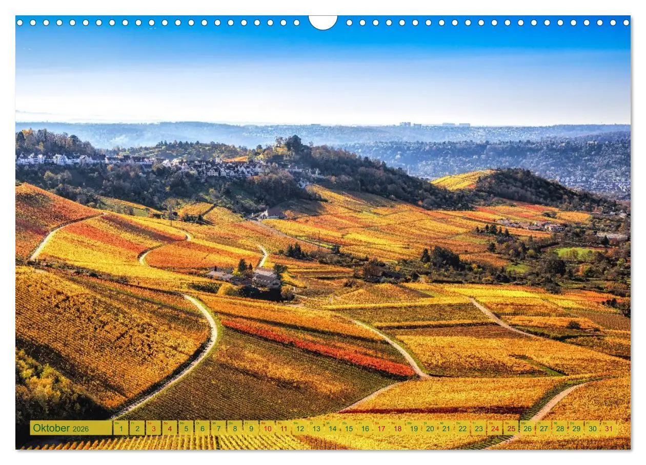 Bild: 9783516215809 | Malerisches Stuttgart (Wandkalender 2026 DIN A3 quer), CALVENDO...