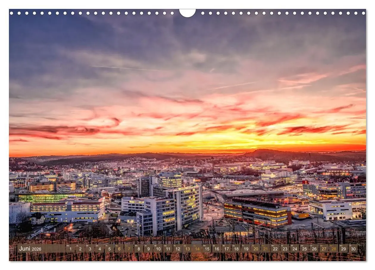 Bild: 9783516215809 | Malerisches Stuttgart (Wandkalender 2026 DIN A3 quer), CALVENDO...