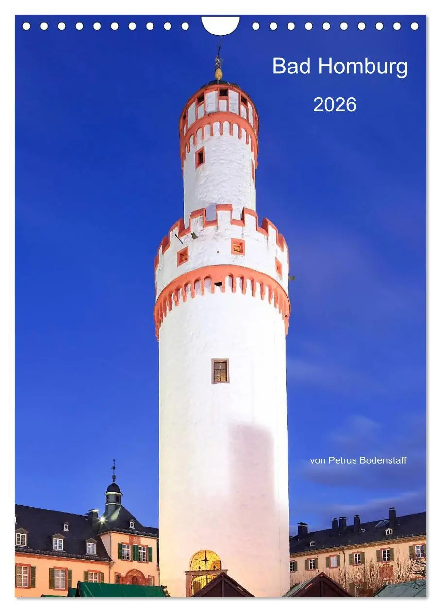 Cover: 9783516455809 | Bad Homburg 2026 von Petrus Bodenstaff (Wandkalender 2026 DIN A4...