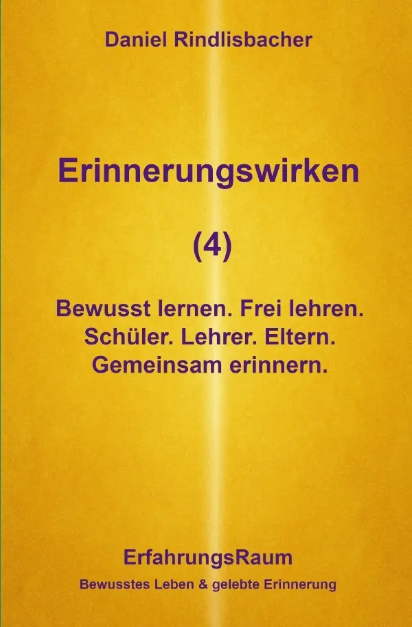Cover: 9783565105809 | Erinnerungswirken (4) | Daniel Rindlisbacher (u. a.) | Taschenbuch