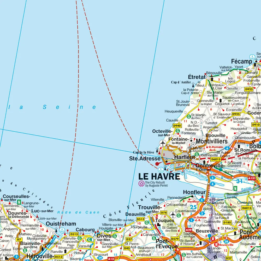 Bild: 9783707905809 | Frankreich Nord, Straßenkarte 1:500.000, freytag &amp; berndt....