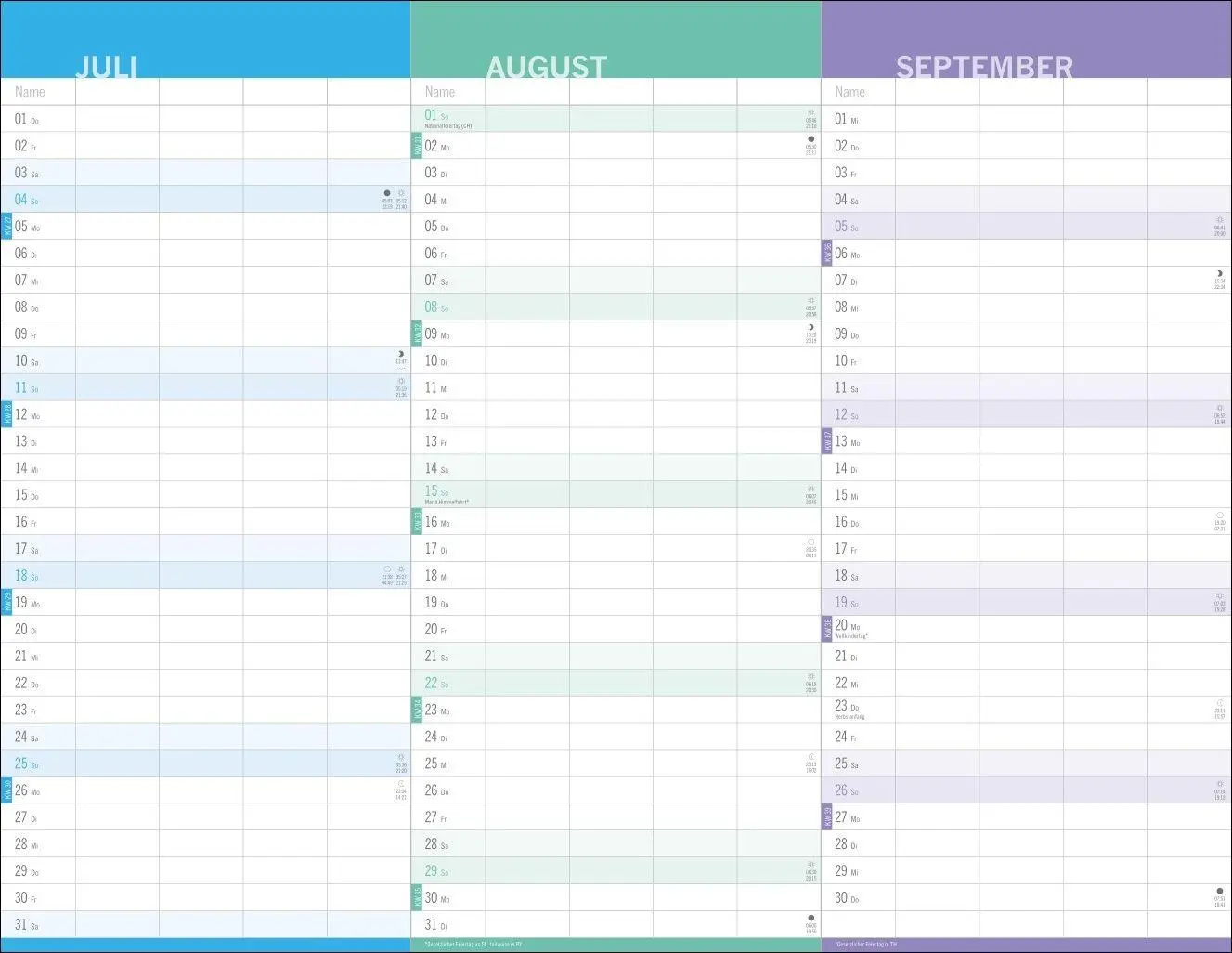 Bild: 9783756415809 | 3-Monats-Familienplaner 2027 | Kalender | Bürokalender Heye | 6 S.