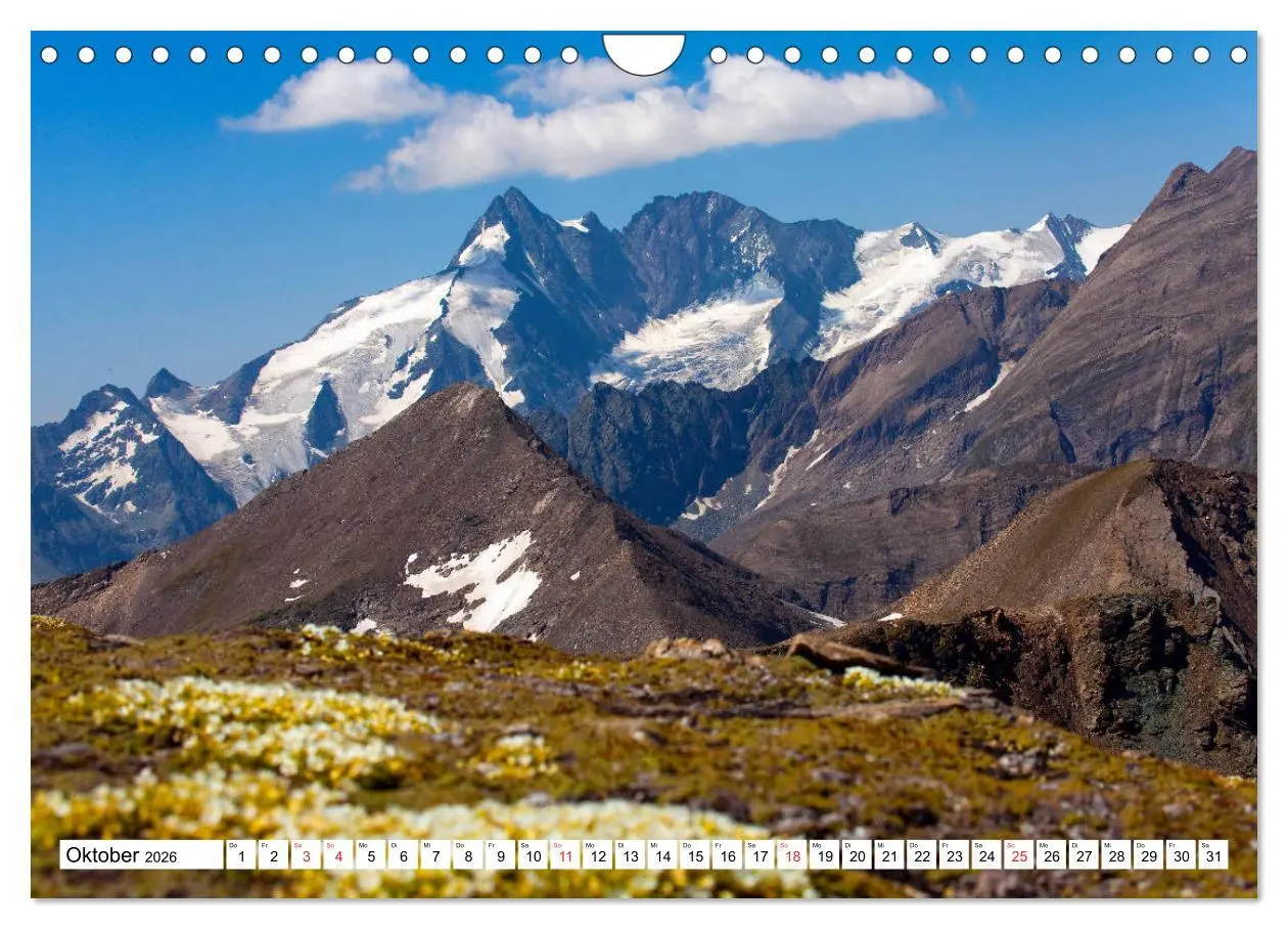 Bild: 9783457735909 | Rund um den Großglockner (Wandkalender 2026 DIN A4 quer), CALVENDO...
