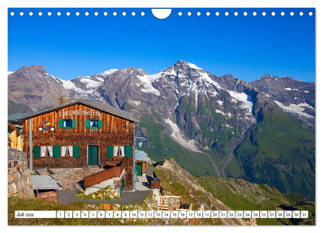 Bild: 9783457735909 | Rund um den Großglockner (Wandkalender 2026 DIN A4 quer), CALVENDO...