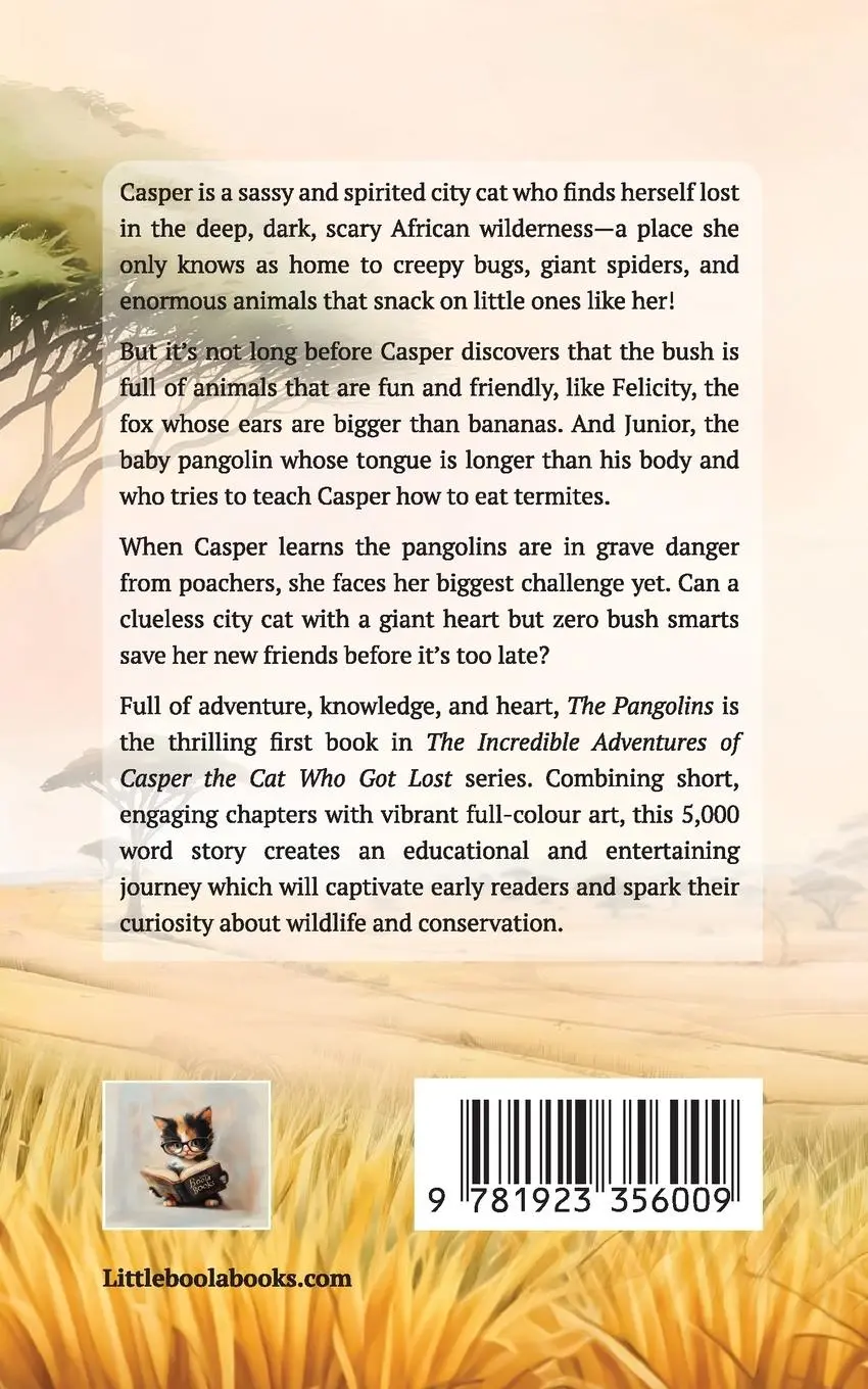 Rückseite: 9781923356009 | The Incredible Adventures of Casper the Cat Who Got Lost in Africa