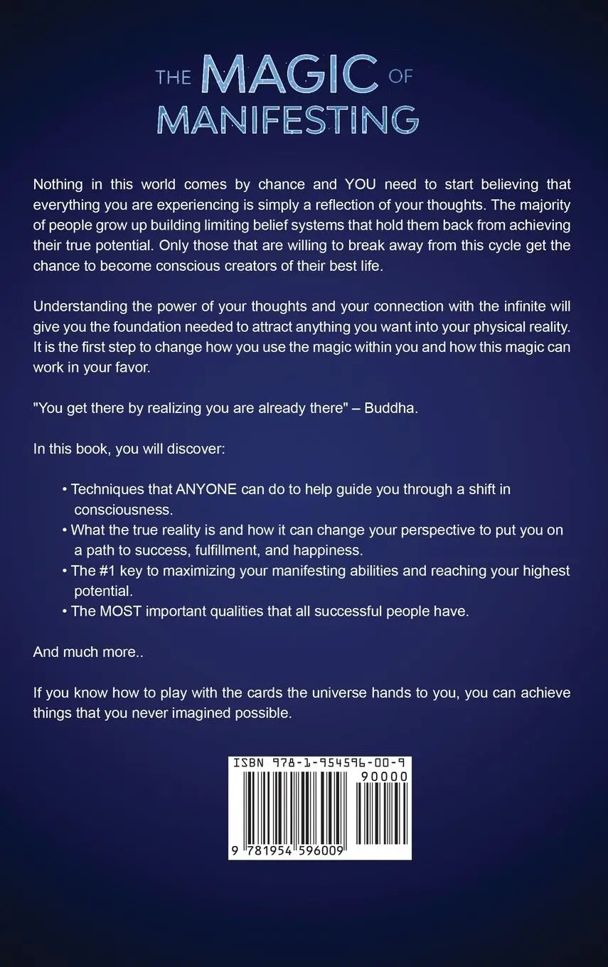 Rückseite: 9781954596009 | The Magic of Manifesting | Ryuu Shinohara | Buch | Law of Attraction