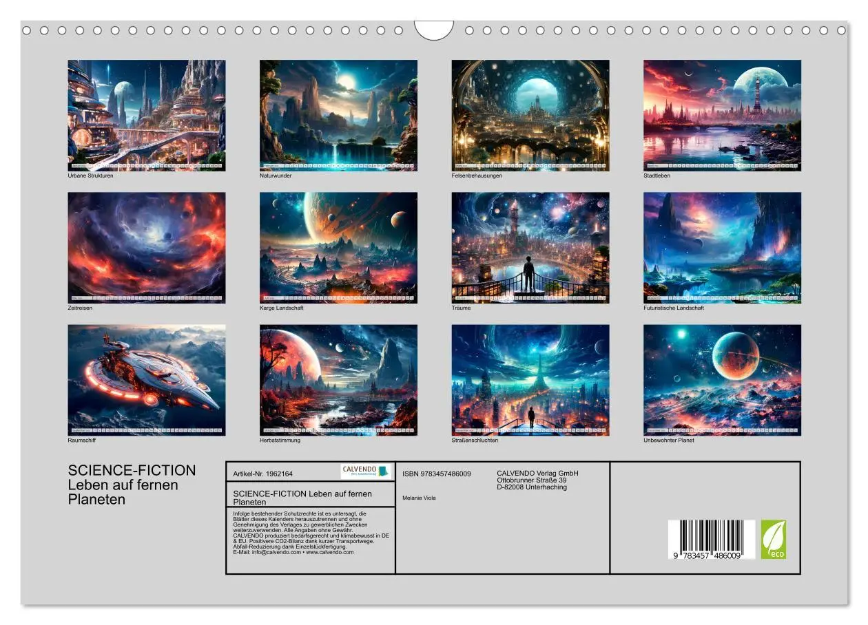 Bild: 9783457486009 | SCIENCE-FICTION Leben auf fernen Planeten (Wandkalender 2026 DIN A3...