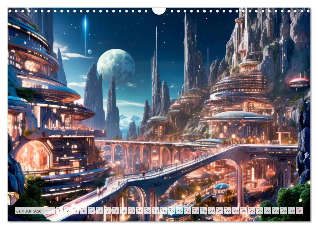 Bild: 9783457486009 | SCIENCE-FICTION Leben auf fernen Planeten (Wandkalender 2026 DIN A3...