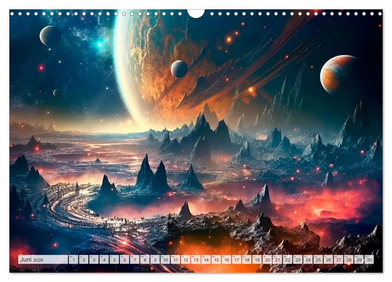 Bild: 9783457486009 | SCIENCE-FICTION Leben auf fernen Planeten (Wandkalender 2026 DIN A3...
