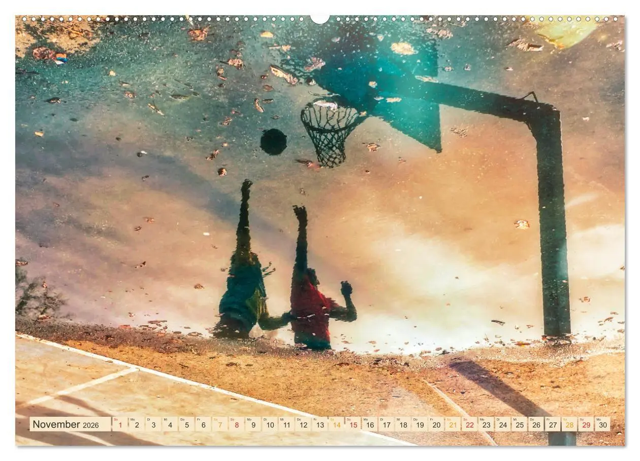 Bild: 9783457556009 | Basketball Liebe (Wandkalender 2026 DIN A2 quer), CALVENDO...