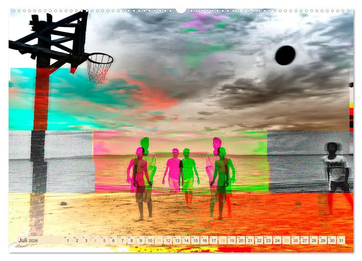 Bild: 9783457556009 | Basketball Liebe (Wandkalender 2026 DIN A2 quer), CALVENDO...