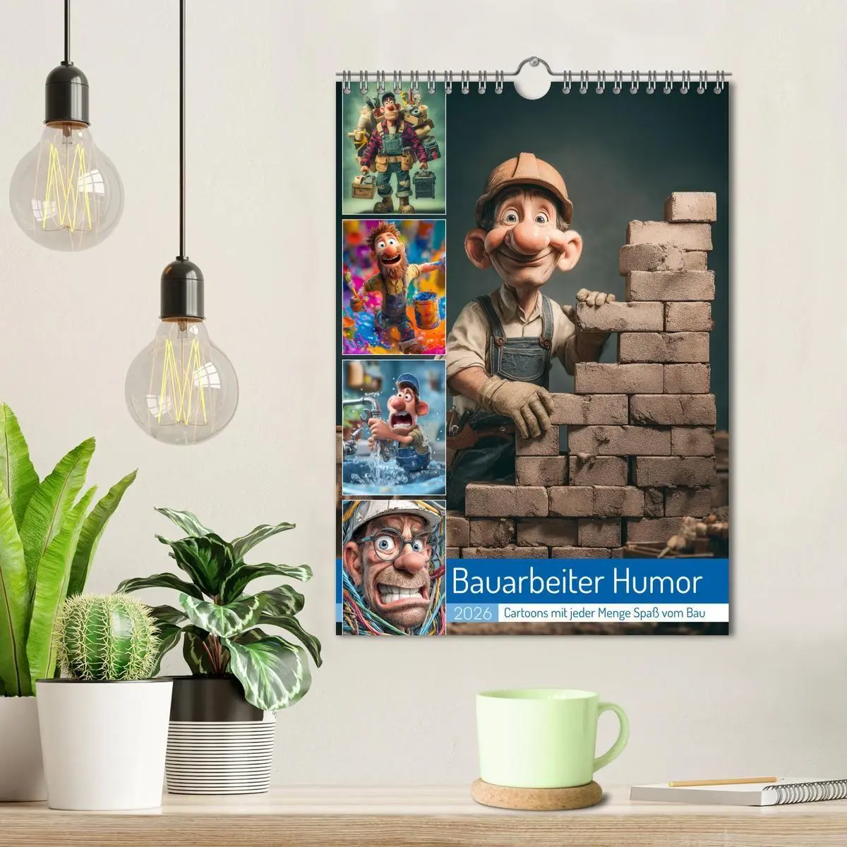 Bild: 9783516716009 | Bauarbeiter Humor (Wandkalender 2026 DIN A4 hoch), CALVENDO...