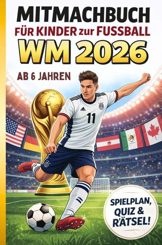 Cover: 9789403876009 | Fussball WM 2026 für Kinder ab 6 - das große Mitmachbuch - extra...