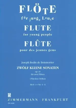 Cover: 9790010256009 | Zwölf kleine Sonaten | Joseph Bodin de Boismortier | Buch | 48 S.