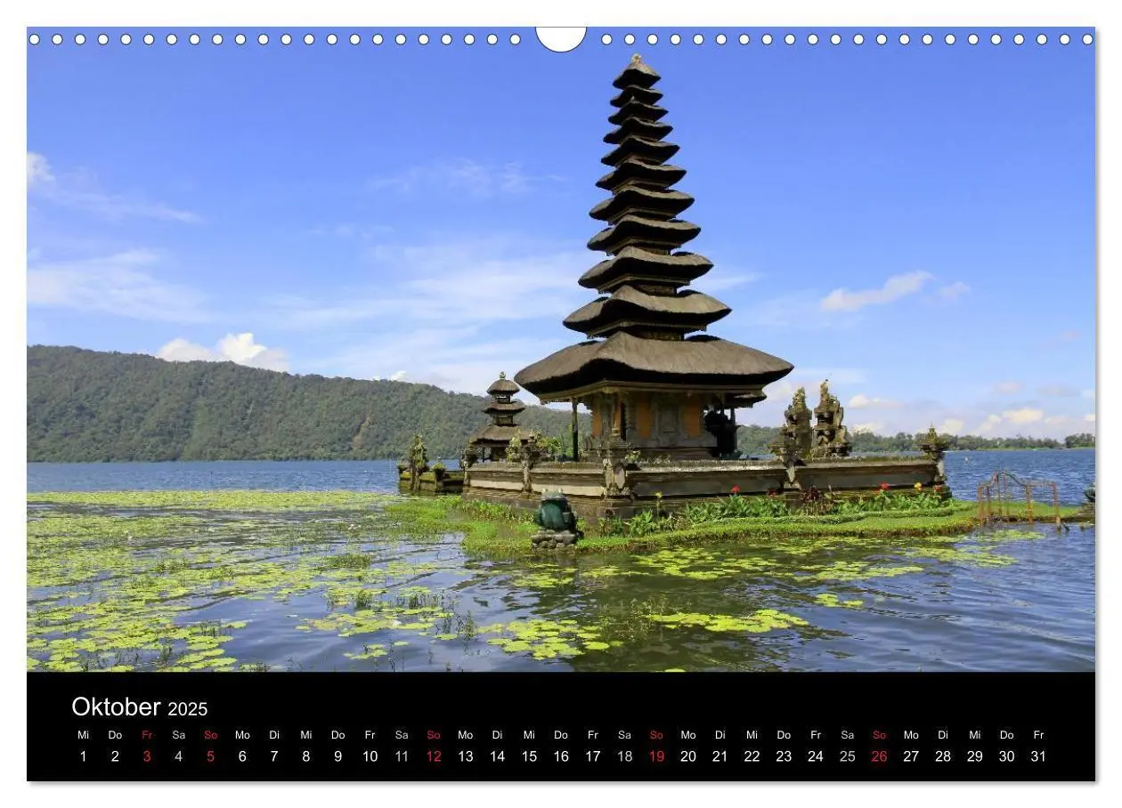 Bild: 9783435836109 | Bali (Wandkalender 2025 DIN A3 quer), CALVENDO Monatskalender | 2025