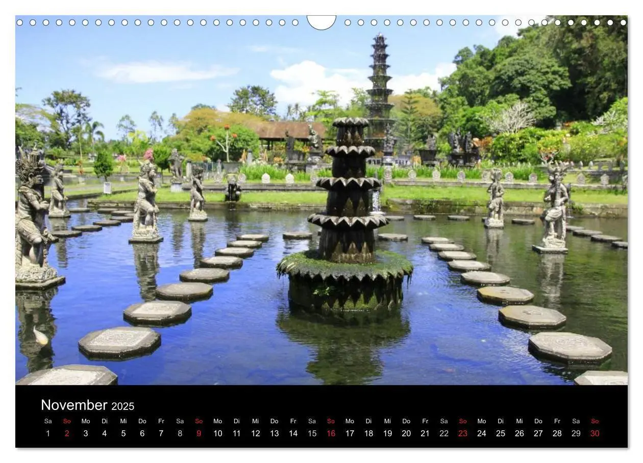 Bild: 9783435836109 | Bali (Wandkalender 2025 DIN A3 quer), CALVENDO Monatskalender | 2025