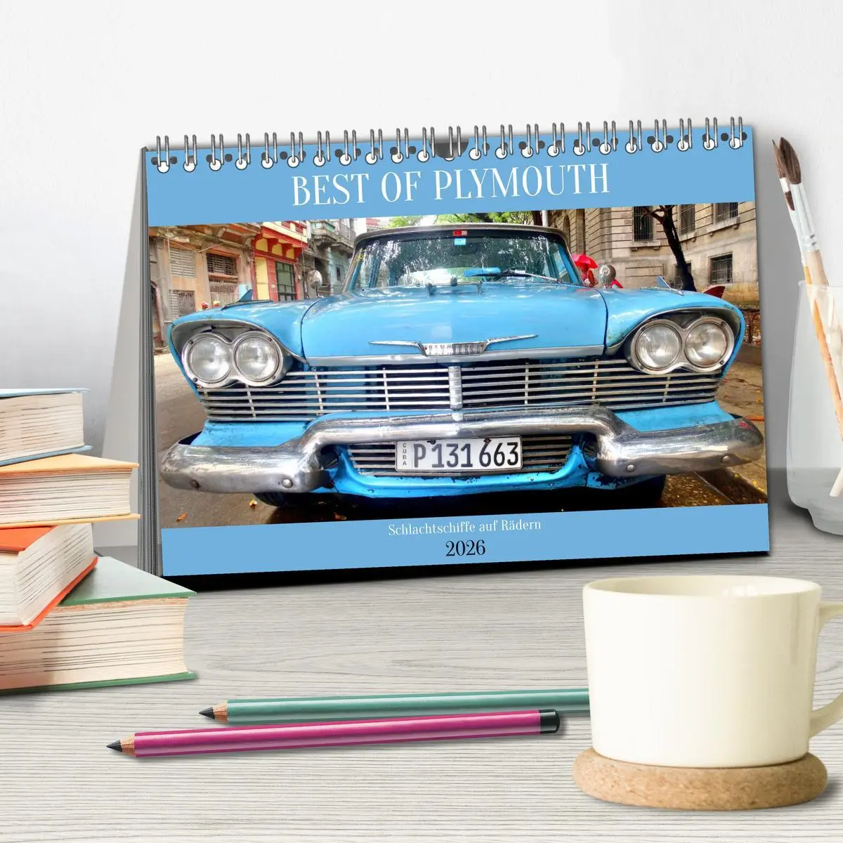 Bild: 9783457546109 | BEST OF PLYMOUTH - Schlachtschiffe auf Rädern (Tischkalender 2026...