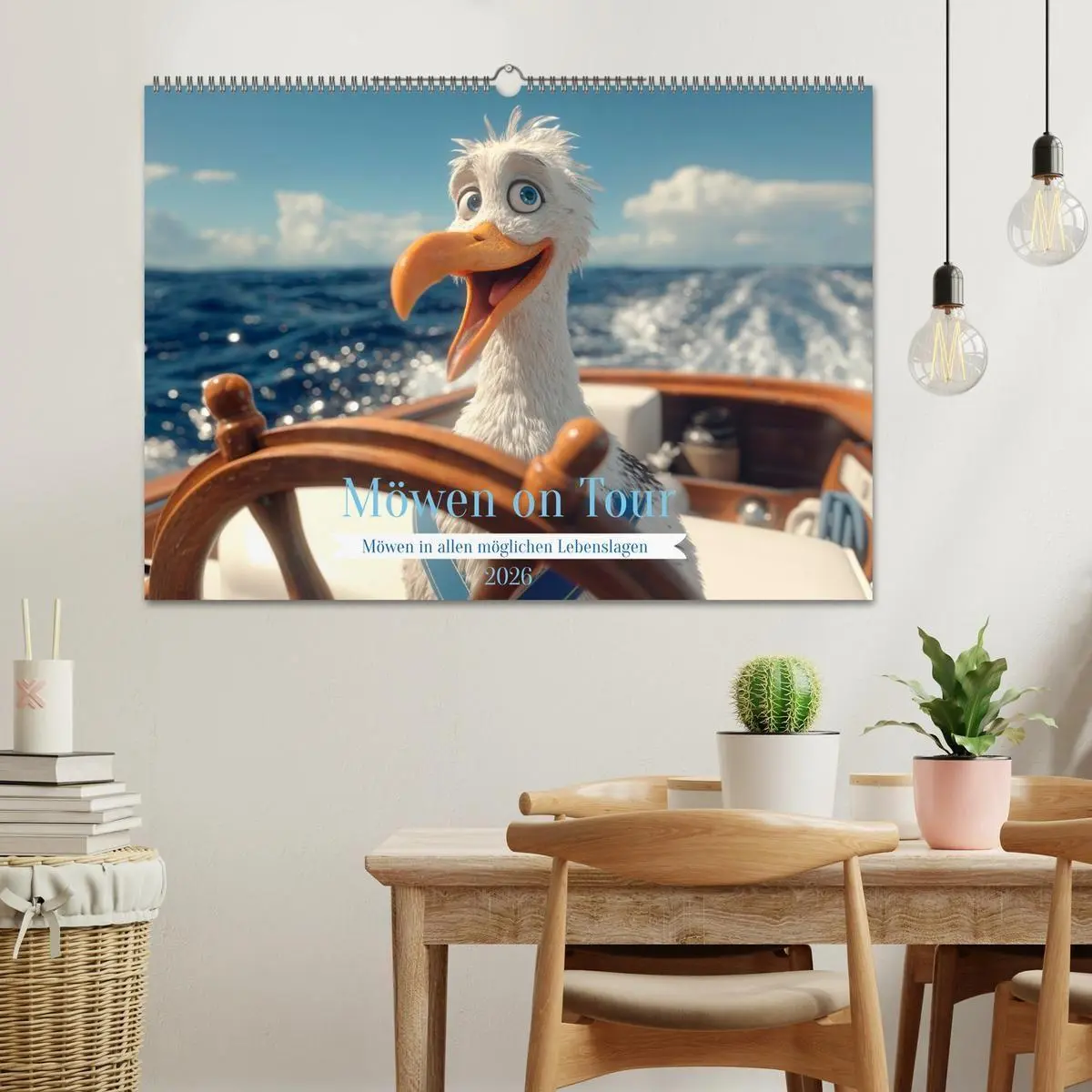 Bild: 9783516706109 | Möwen on Tour (Wandkalender 2026 DIN A2 quer), CALVENDO Monatskalender