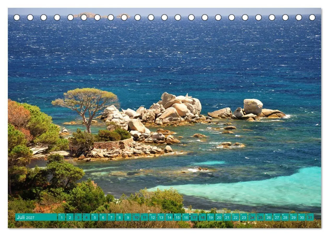 Bild: 9783569656109 | Korsika - die Perle im Mittelmeer (Tischkalender 2027 DIN A5 quer),...