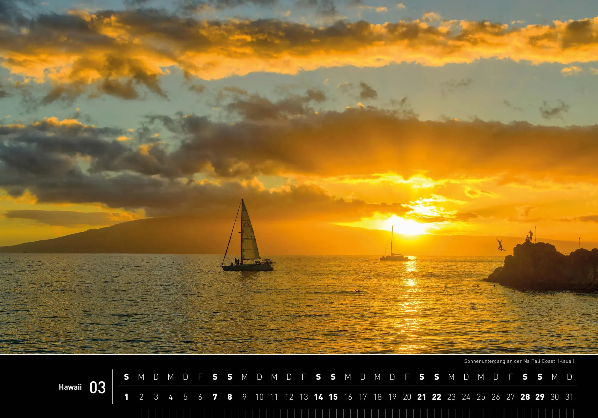 Bild: 9783968556109 | Hawaii Premiumkalender 2026 | Christian Heeb | Kalender | 14 S. | 2026