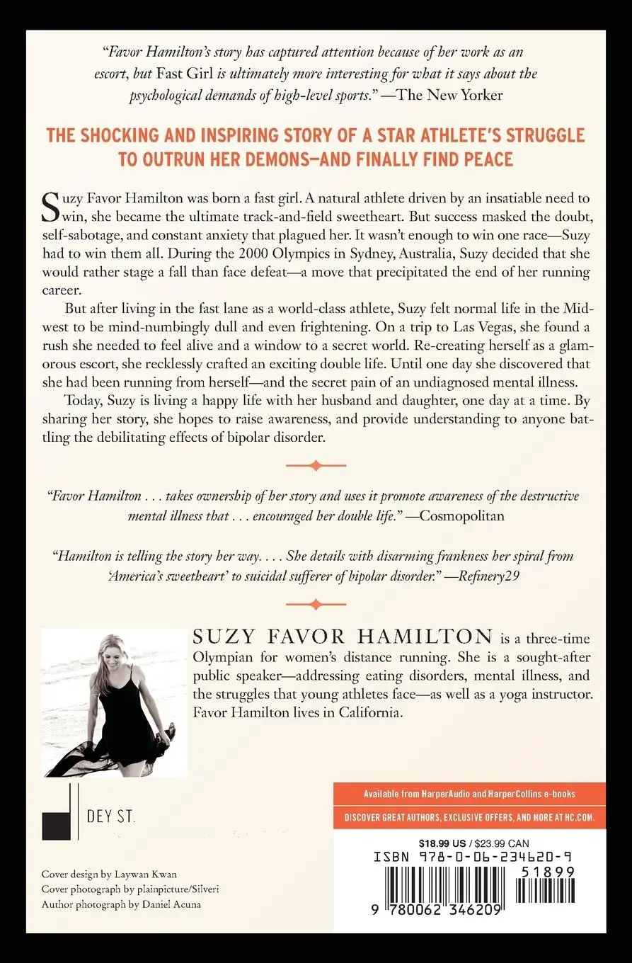 Rückseite: 9780062346209 | Fast Girl | Suzy Favor Hamilton | Taschenbuch | Englisch | 2022