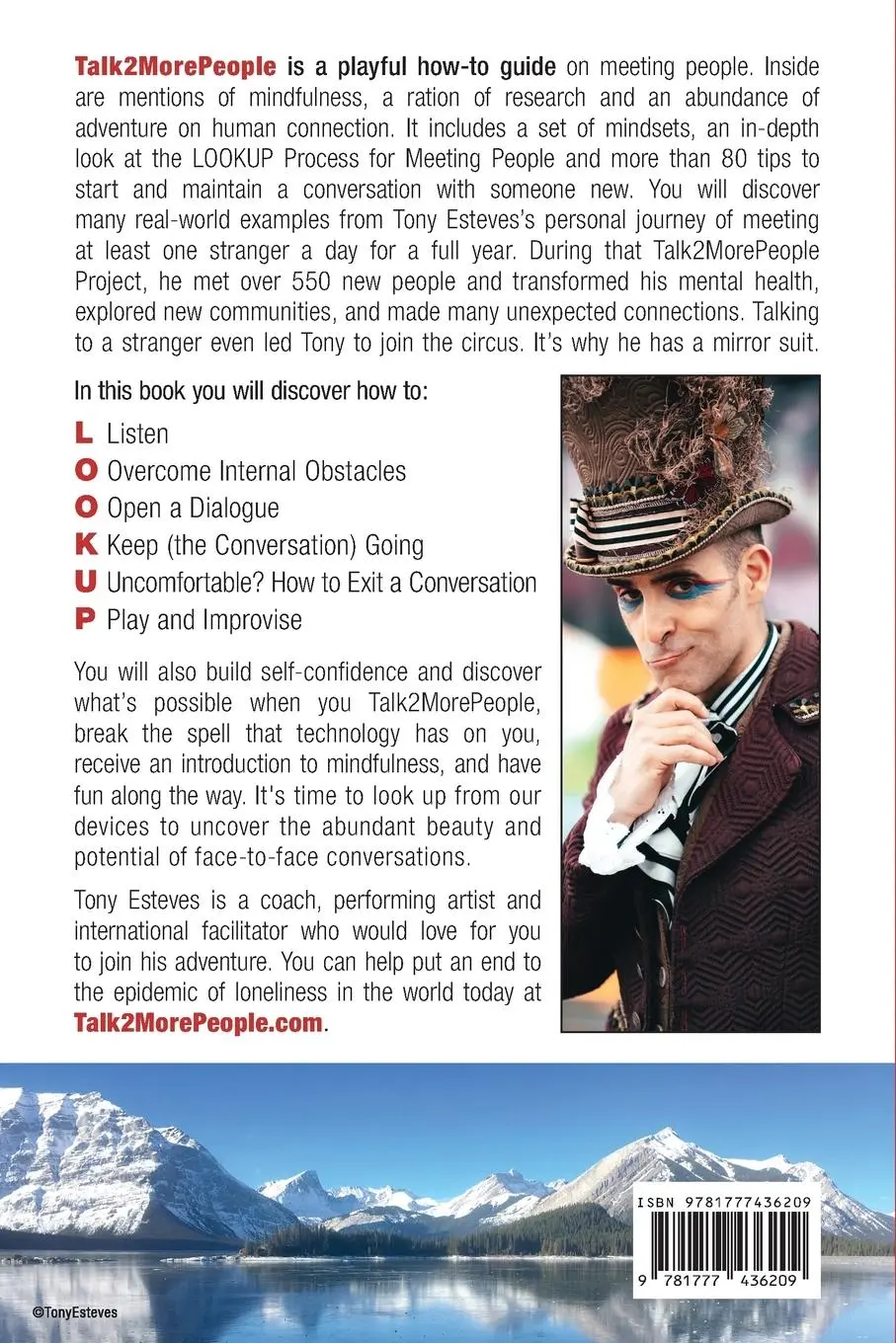 Rückseite: 9781777436209 | Talk2MorePeople | Change Your Life by Meeting People | Tony Esteves