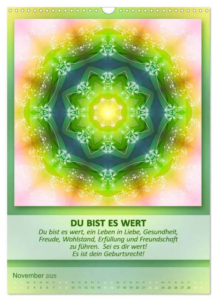 Bild: 9783457086209 | Light Energy Mandalas - Kalender - Vol. 1 (Wandkalender 2025 DIN A3...