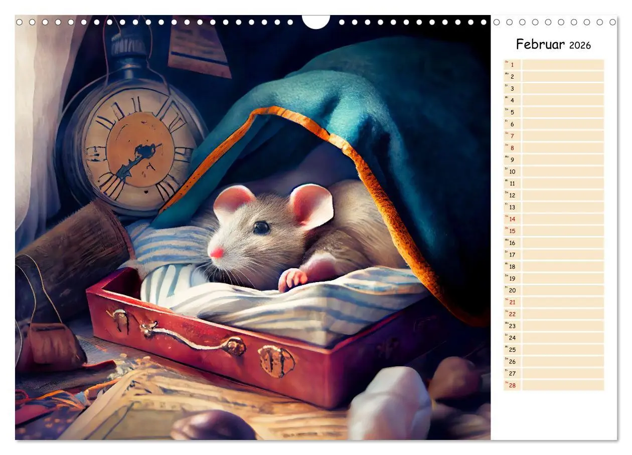 Bild: 9783457536209 | Maus auf Tour - Abenteuerkalender für Kids mit Planer (Wandkalender...