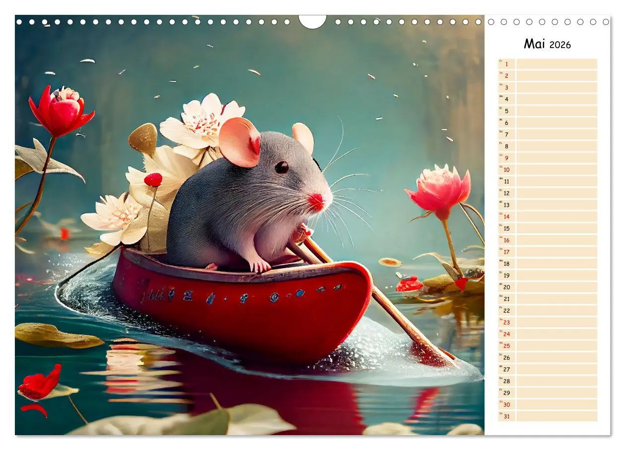 Bild: 9783457536209 | Maus auf Tour - Abenteuerkalender für Kids mit Planer (Wandkalender...