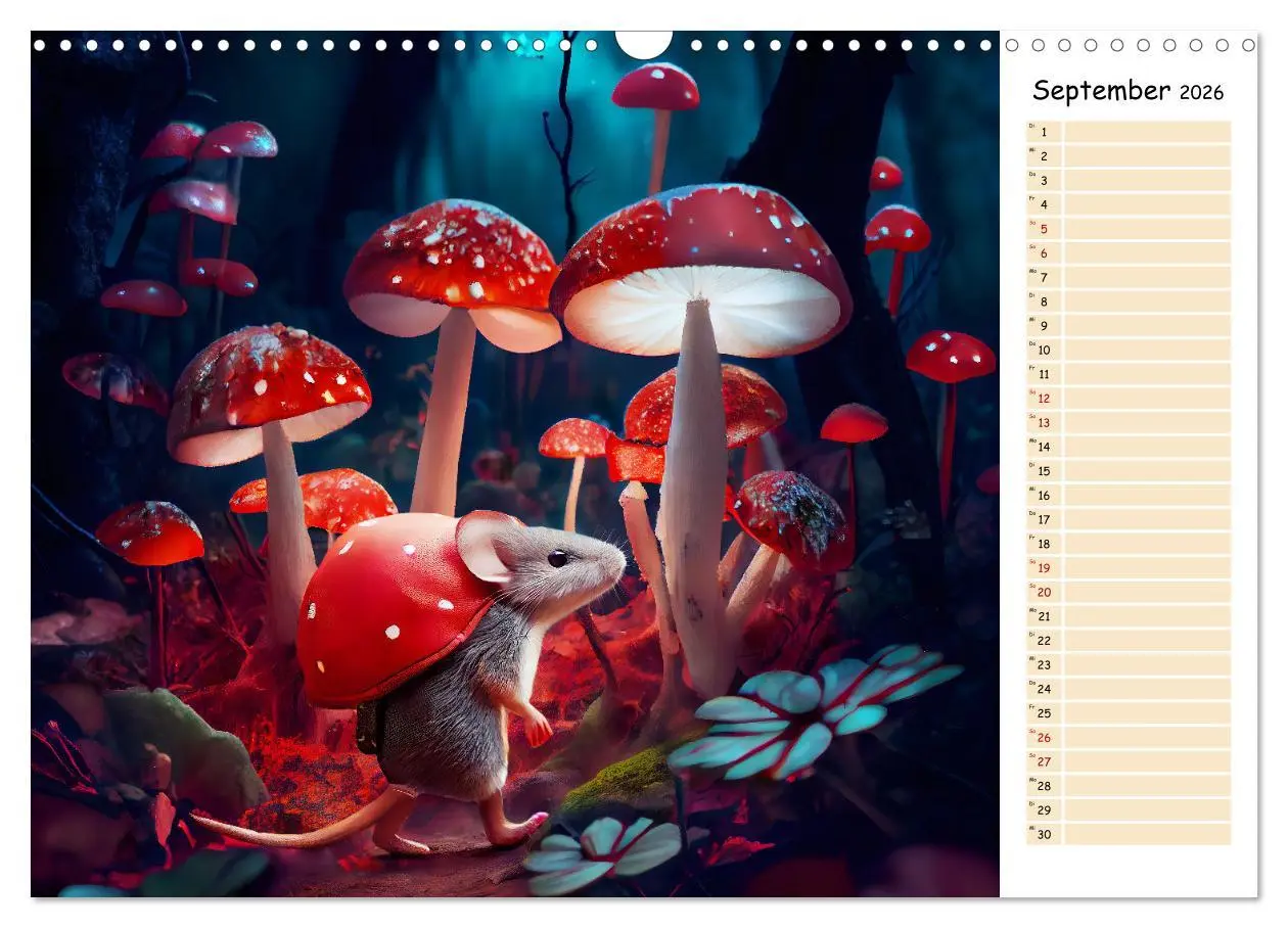 Bild: 9783457536209 | Maus auf Tour - Abenteuerkalender für Kids mit Planer (Wandkalender...