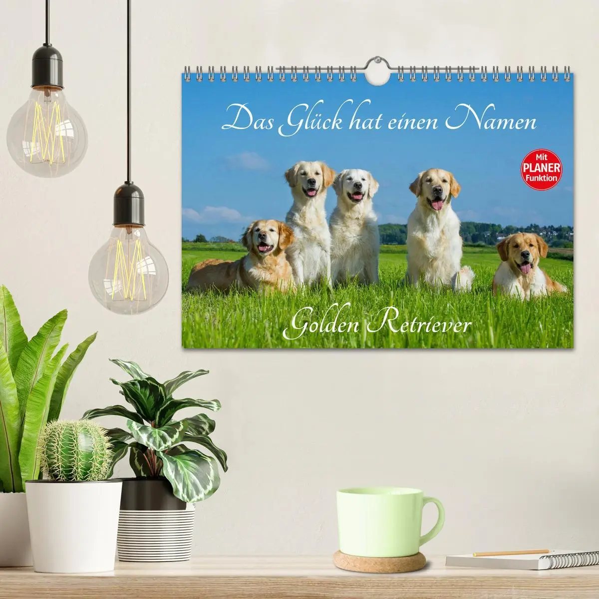 Bild: 9783516006209 | Das Glück hat einen Namen - Golden Retriever (Wandkalender 2026 DIN...