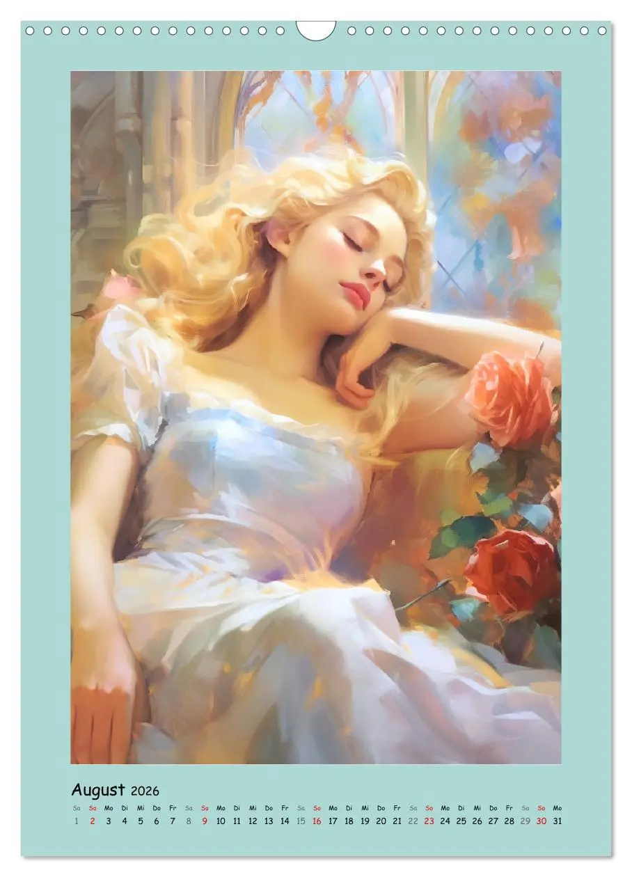 Bild: 9783516316209 | Zauberhafte Märchenillustrationen im Romantik-Stil (Wandkalender...