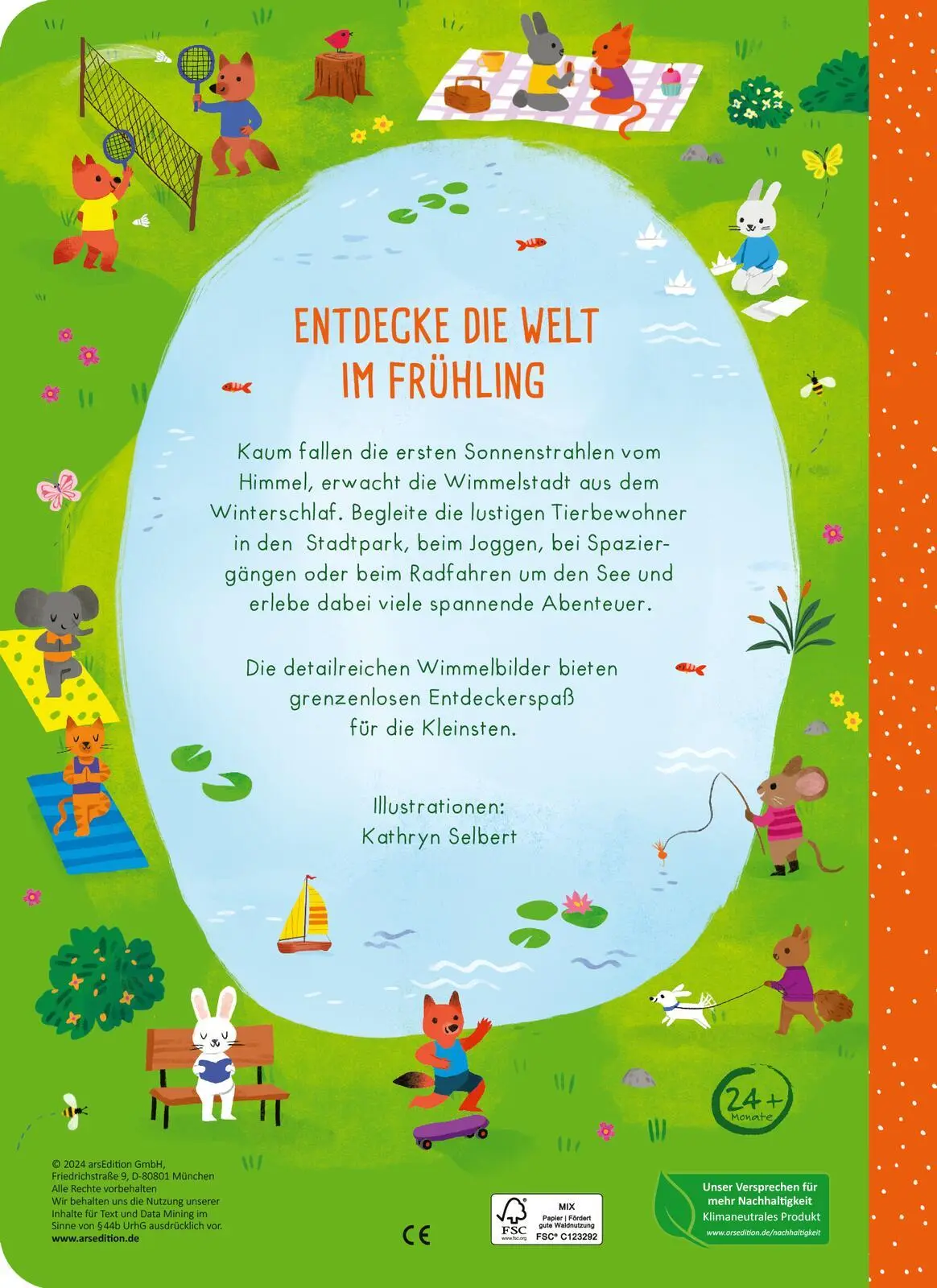 Rückseite: 9783845856209 | Mein großes Wimmelbuch - Im Frühling | Kathryn Selbert | Buch | 16 S.