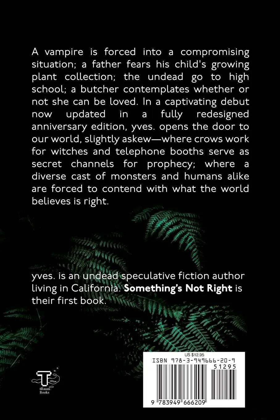 Rückseite: 9783949666209 | Something's Not Right | Yves. | Taschenbuch | Englisch | 2023