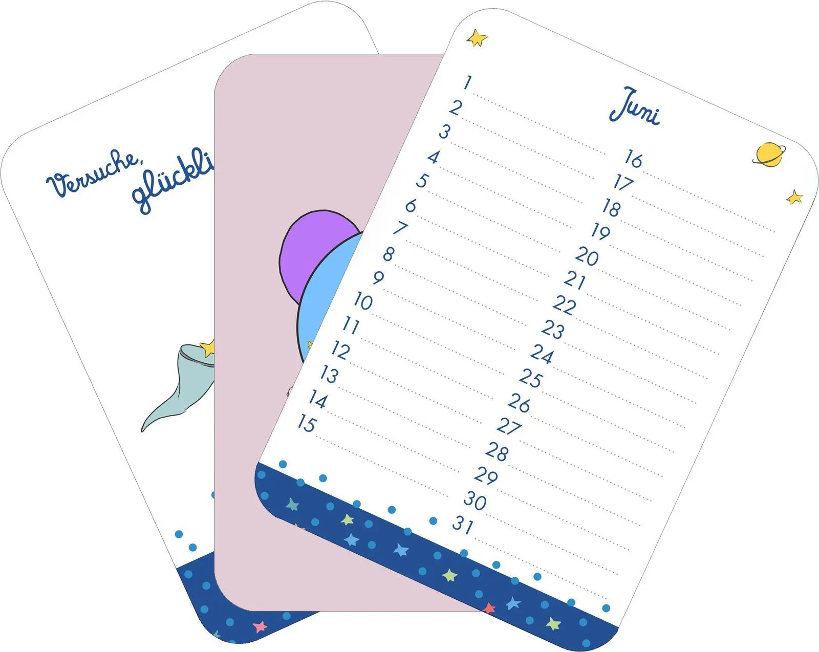 Bild: 4014489136309 | Der Kleine Prinz. Geburtstagskalender | Box | 25 S. | Deutsch | 2025