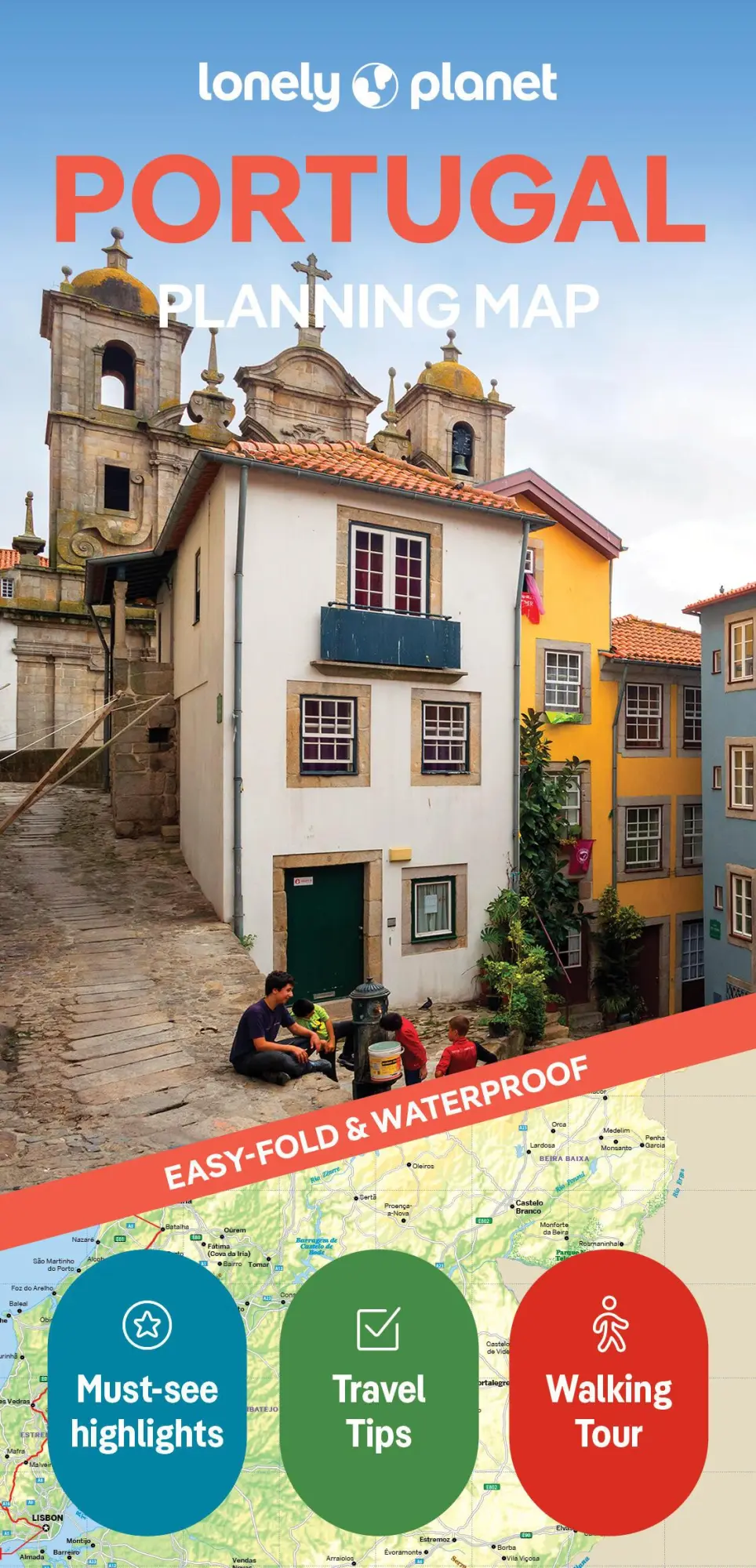 Cover: 9781787016309 | Lonely Planet Portugal Planning Map | Lonely Planet | (Land-)Karte