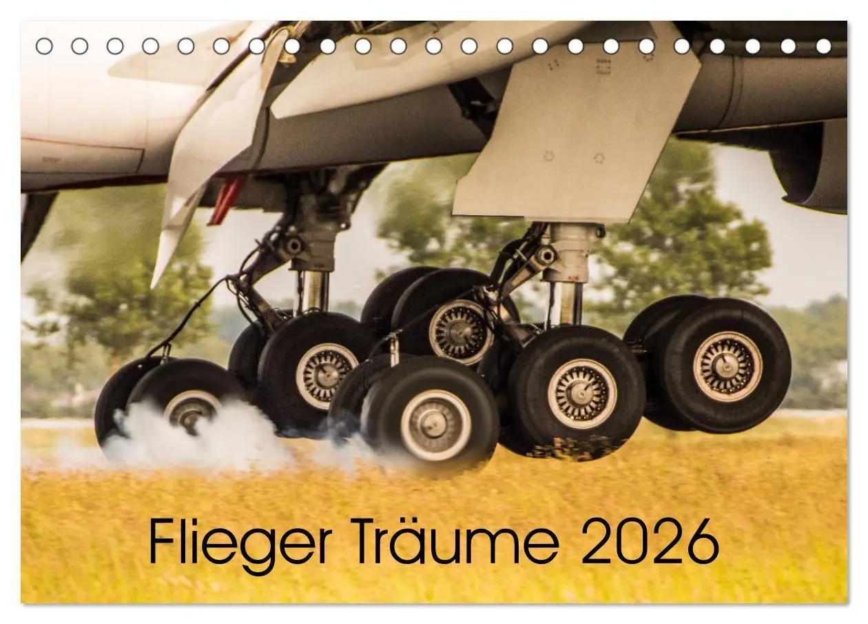 Cover: 9783457766309 | Flieger Träume 2026 (Tischkalender 2026 DIN A5 quer), CALVENDO...