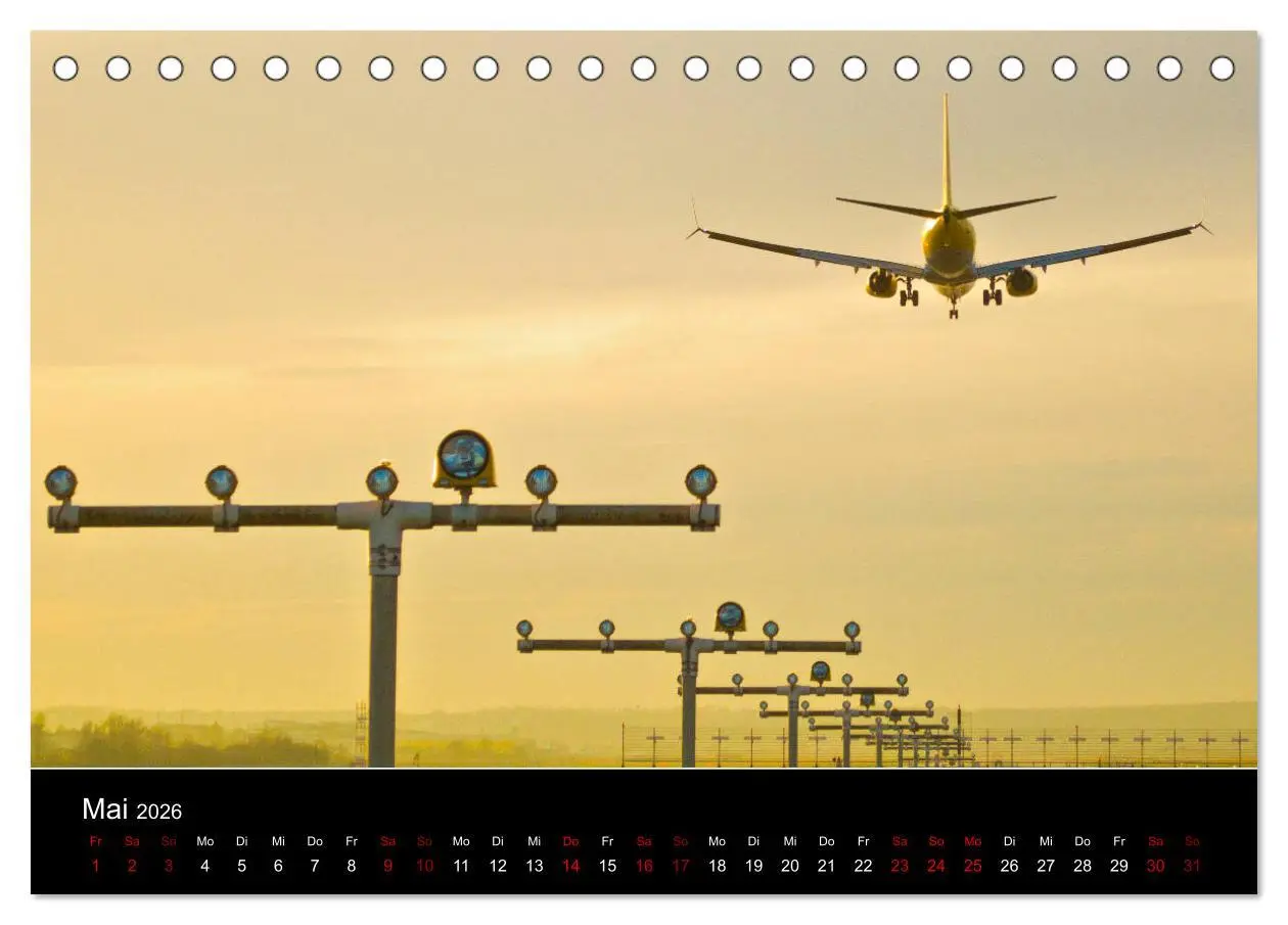Bild: 9783457766309 | Flieger Träume 2026 (Tischkalender 2026 DIN A5 quer), CALVENDO...