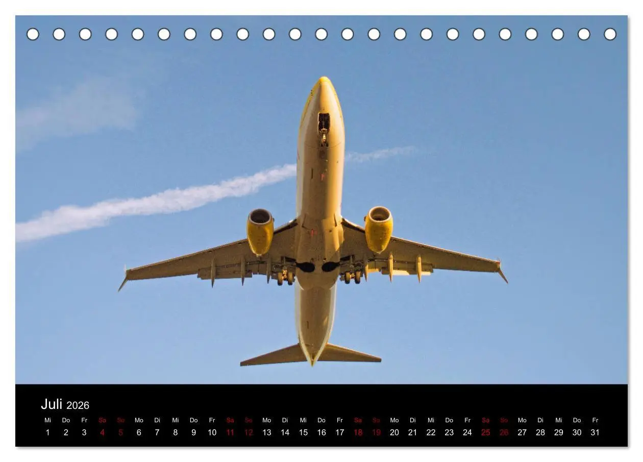 Bild: 9783457766309 | Flieger Träume 2026 (Tischkalender 2026 DIN A5 quer), CALVENDO...