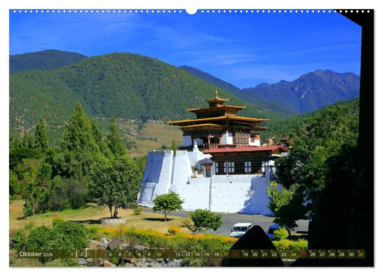 Bild: 9783457836309 | Königreich Bhutan - Juwel am Himalaya (Wandkalender 2026 DIN A2...