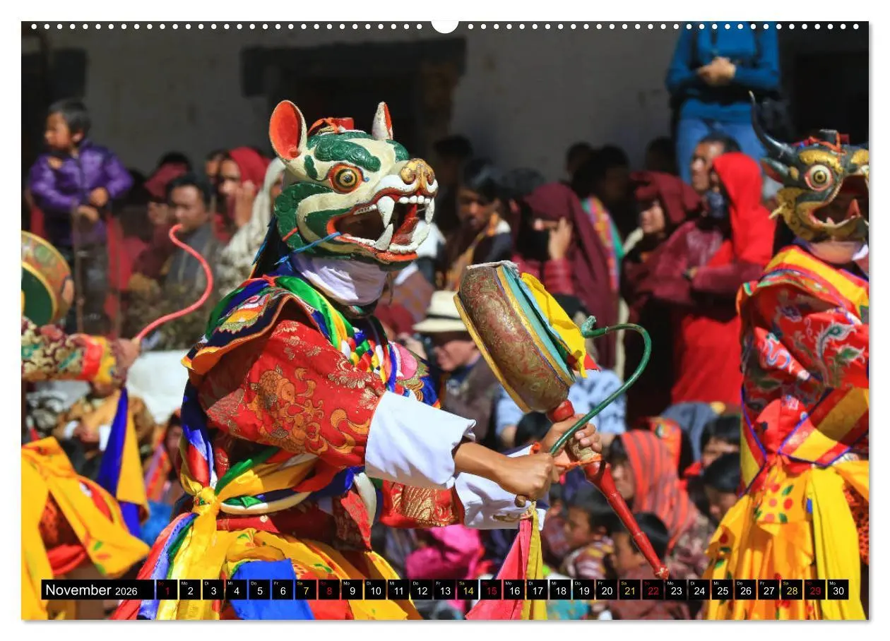 Bild: 9783457836309 | Königreich Bhutan - Juwel am Himalaya (Wandkalender 2026 DIN A2...