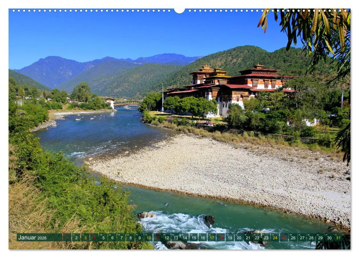 Bild: 9783457836309 | Königreich Bhutan - Juwel am Himalaya (Wandkalender 2026 DIN A2...