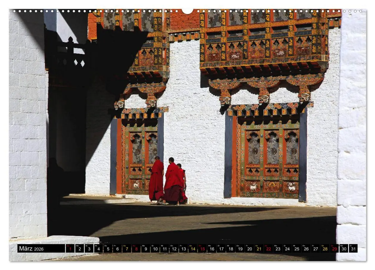 Bild: 9783457836309 | Königreich Bhutan - Juwel am Himalaya (Wandkalender 2026 DIN A2...