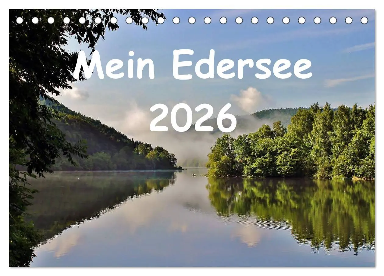 Cover: 9783516166309 | Mein Edersee 2026 (Tischkalender 2026 DIN A5 quer), CALVENDO...
