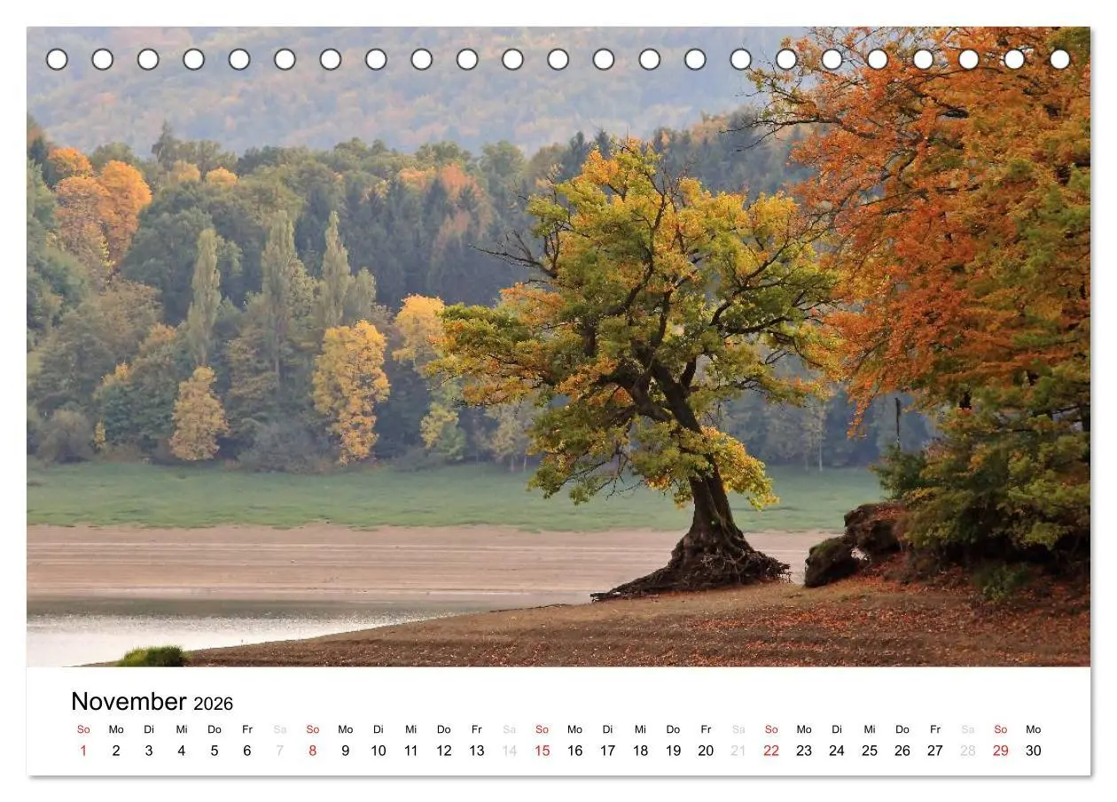 Bild: 9783516166309 | Mein Edersee 2026 (Tischkalender 2026 DIN A5 quer), CALVENDO...