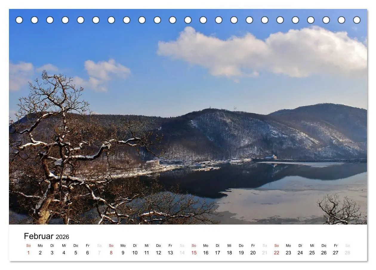 Bild: 9783516166309 | Mein Edersee 2026 (Tischkalender 2026 DIN A5 quer), CALVENDO...