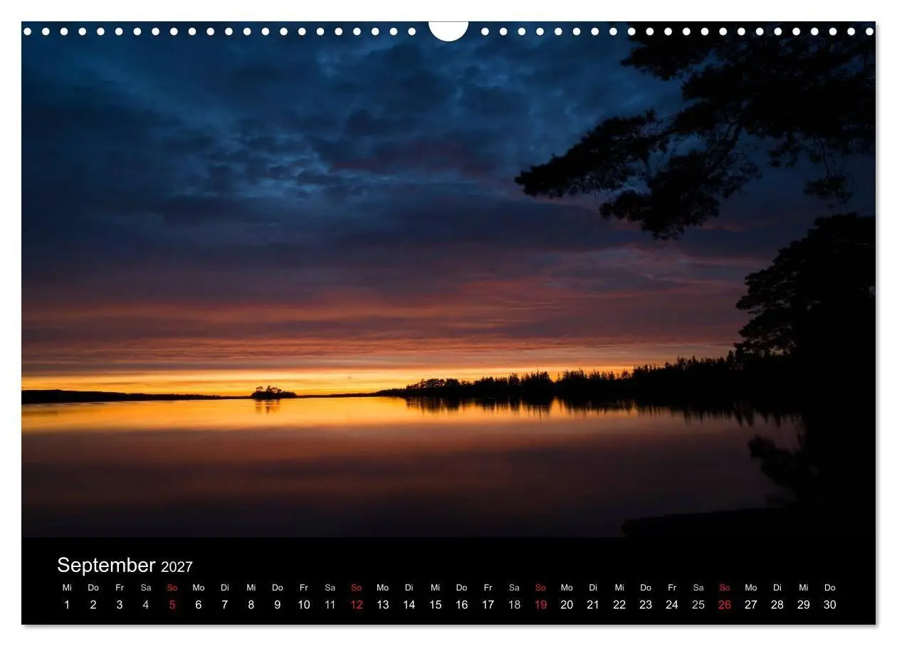 Bild: 9783569946309 | Schweden im Wechsel der Jahreszeiten (Wandkalender 2027 DIN A3...