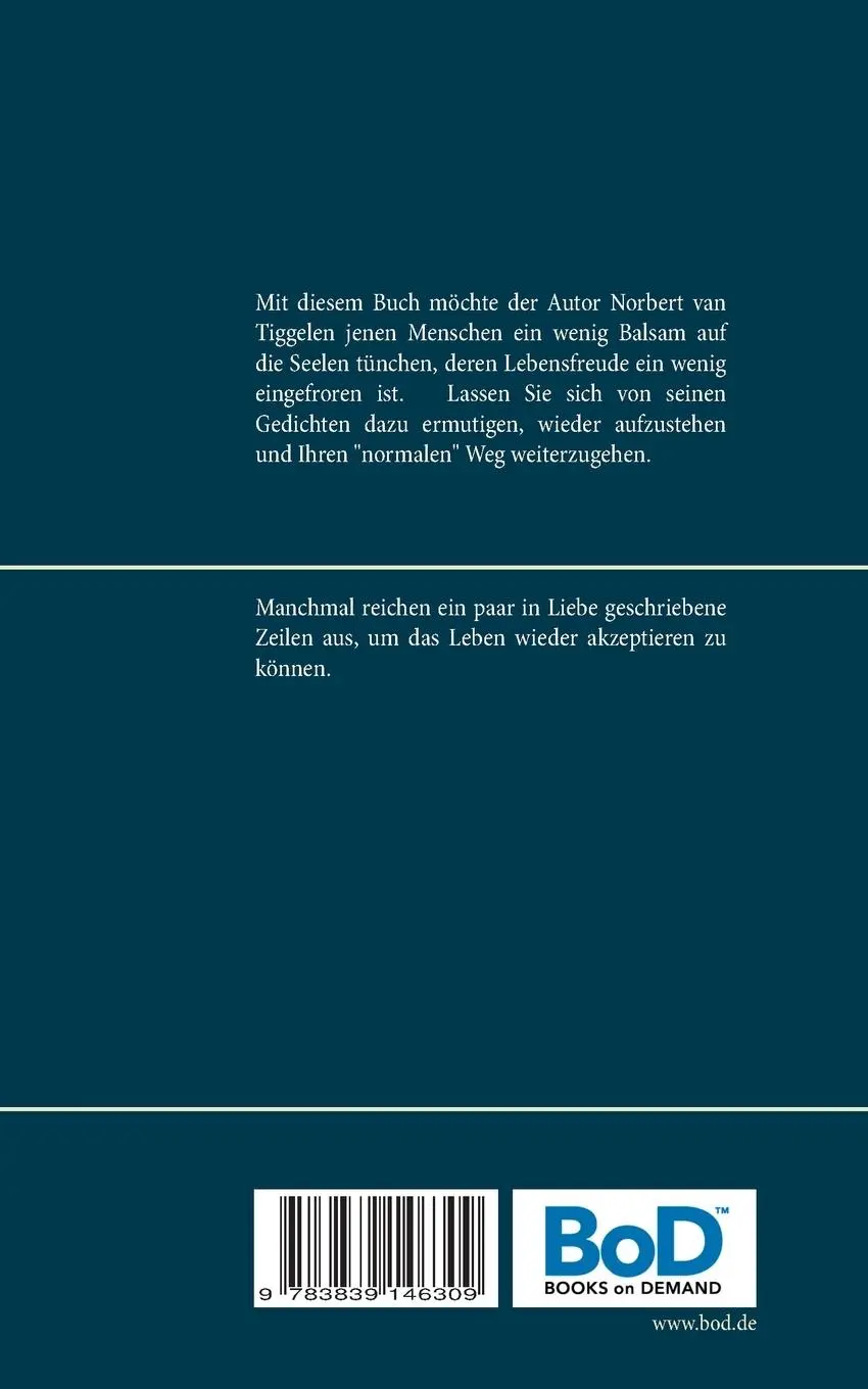 Rückseite: 9783839146309 | Lichtblicke | ... eine rezeptfreie Seelen-Medizin! | Tiggelen | Buch