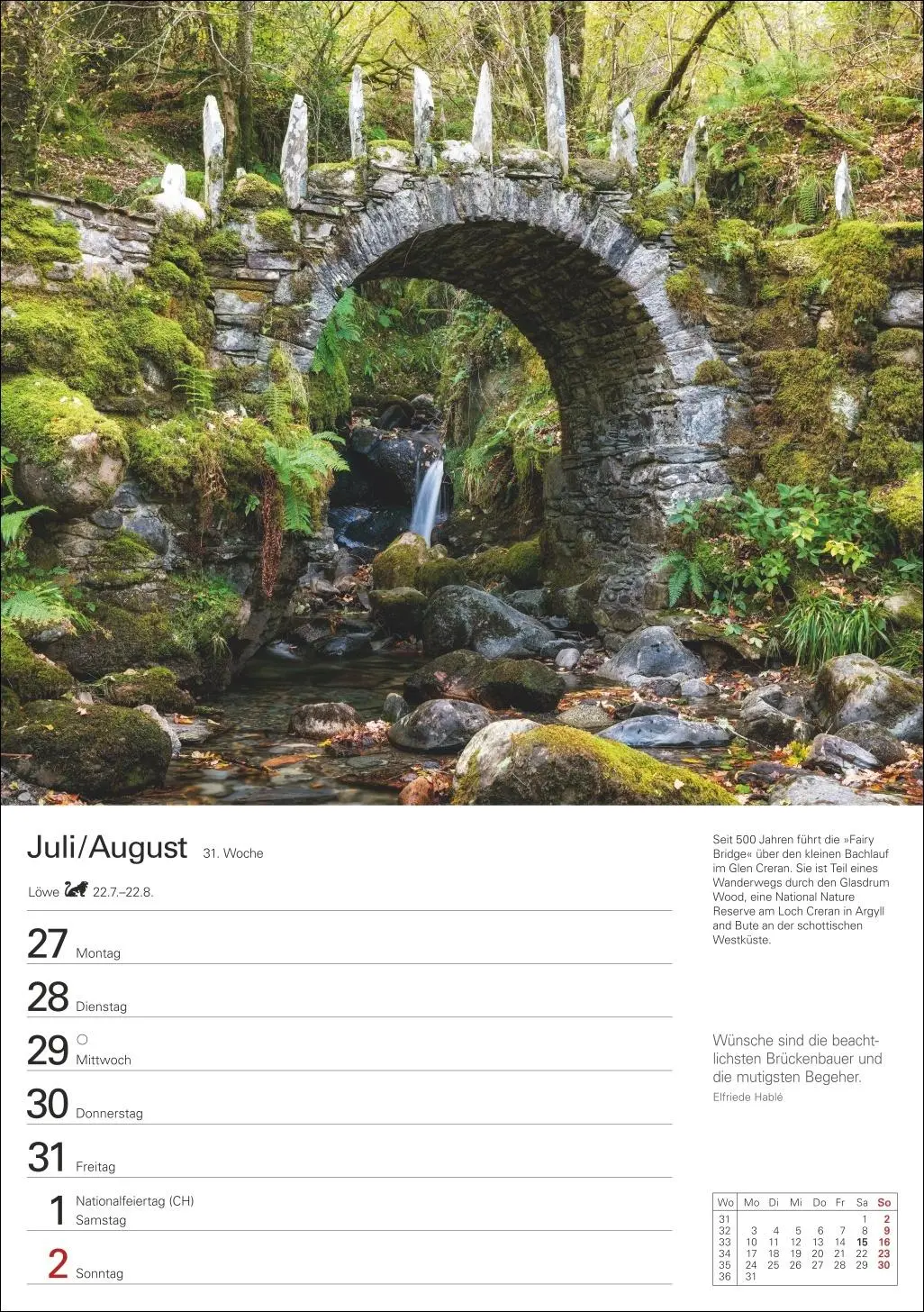 Bild: 9783840036309 | Schottland Wochenplaner 2026 - Eine Reise in 53 Bildern | Ulrike Issel