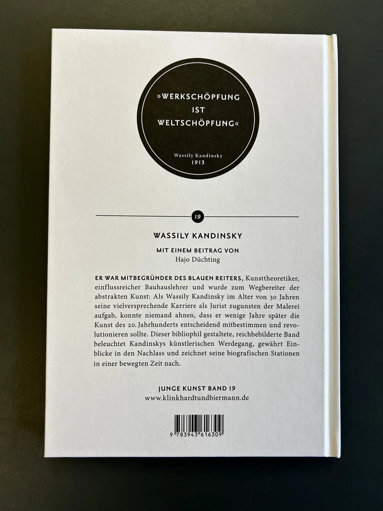 Bild: 9783943616309 | Wassily Kandinsky | Junge Kunst 19 | Hajo Düchting | Buch | 80 S.